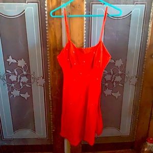 cute orange summer dress size 10 by Geary Roark